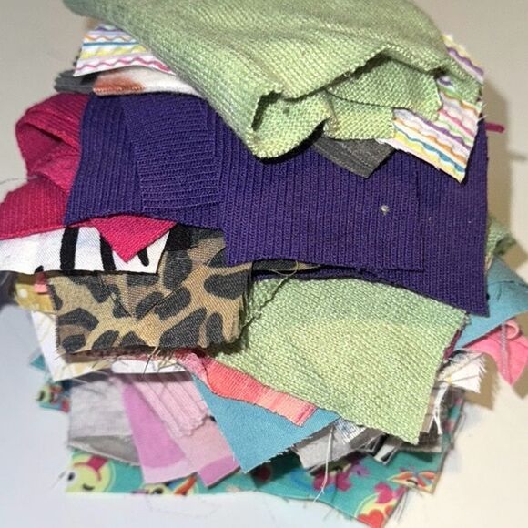 Mixed Media, Rectangular, 3”x6”, Fabric Scrap Bundle, B2 - Picture 9 of 10